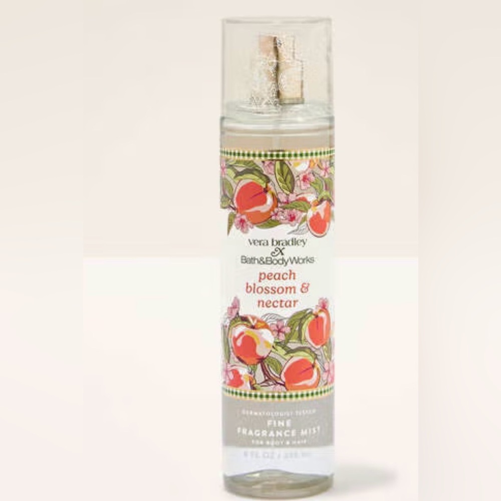 Vera Bradley x Bath and Body Works Peach Blossom Nectar Body Spray - Picture 2 of 13
